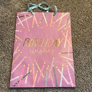 $2.00 WHEN BUNDLED!!!💜Birthday Wishes Gift Bag💜